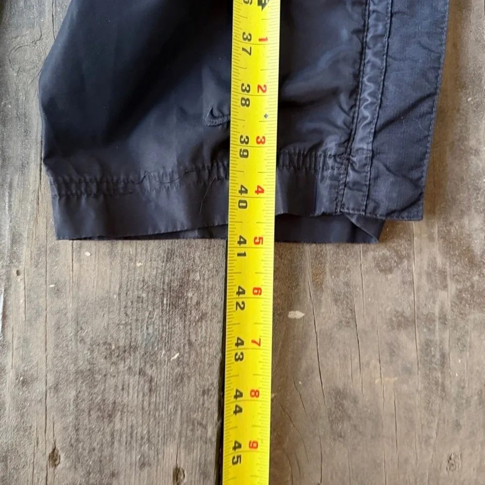Vintage Nike Black Nylon Track Pants Zipper Sides